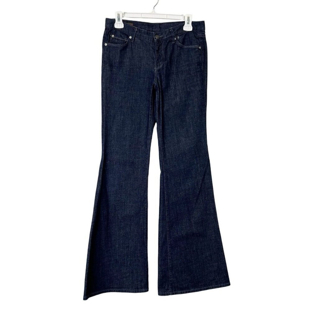 Club Monaco Ella Flare‎ Jeans Womens Size 28 Dark Wash